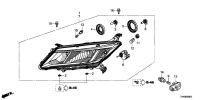 33100T9AH11-HEADLIGHT ASSY., R