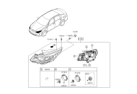 92101E0000-LAMP ASSY-HEAD,LH