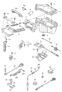 8K1907355F-Housing, control unit