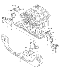 L4F0199351S-ENGINE MOUNT BRACKET