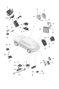 95B919475L-Controlunit, parking