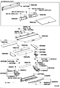 583870E030E0-PLATE, REAR FLOOR FINISH
