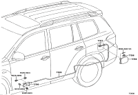 770350E010-CABLE SUB-ASSY, FUEL LID LOCK CONTROL
