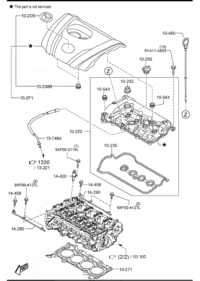 P51G10235-Gasket, rocker cover