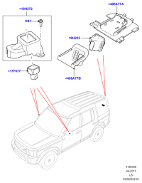 LR051728-CAMERA TAILGATE