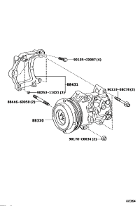 883100E050-COMPRESSOR ASSY, W/PULLEY