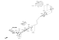 286101X000-MUFFLER ASSY-FRT
