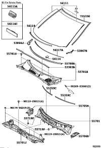 561010E901-GLASS, WINDSHIELD