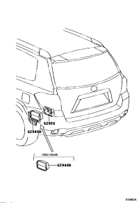 629520E010-LOUVER, QUATER VENTILATION, LH