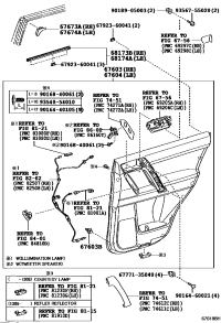 6764060D80E1-PANEL ASSY, RR DOOR