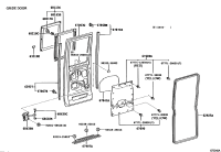 6292536030-Weatherstrip, slide door side