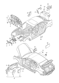 8T0863825H-Damper assy-hood