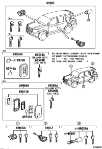 6951533100-KEY, MASTER