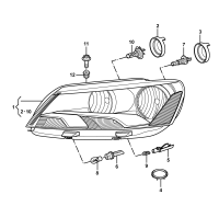 18D941015G-Halogen dual lamp