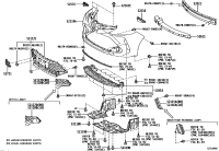 521150D110-SUPPORT, FRONT BUMPER SIDE, RH