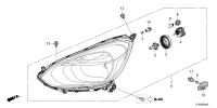 33100TZAH01-HEADLIGHT ASSY., R