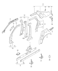 8K0809411C-Wheel house