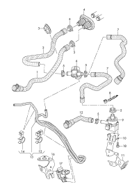 8K1819371AB-Coolant hose