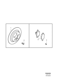 30794555-Set, brake pad