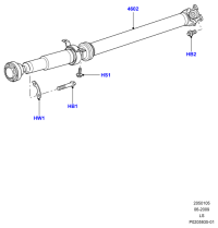 LR037027-Shaft assy-drive
