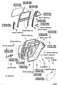 6700350040-PANEL SUB-ASSY, REAR DOOR, RH