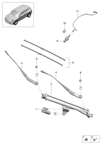 95B955113C-Motor, wiper