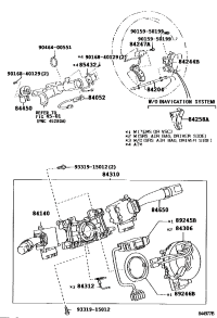 8405222050-SWITCH ASSY, UN-LOCK WARNING