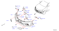 620225JG0H-FASCIA-FRONT BUMPER Y62 US SPEC