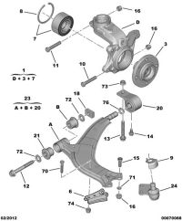 96049347-Bracket, stabilizer bar