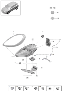 95B941079Q-Headlamp-LED: