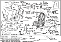 710730N050A2-Cover, front seat back, rh (for separate type)
