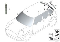 51317374511-WINDOW GL ASSY R