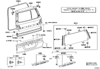 6481960030-SPACER, BACK WINDOW GLASS, NO.2