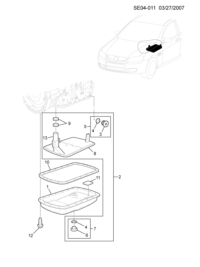 96043244-Repair kit-ata fluid pan