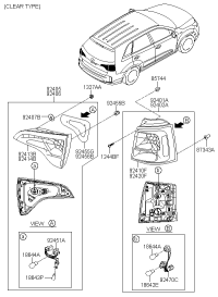 924012P620-LAMP COMBI REAR LH