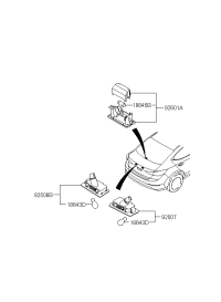 92601F0000TRY-Lamp assy, g-box