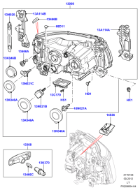 LR015074-Head lamp assy