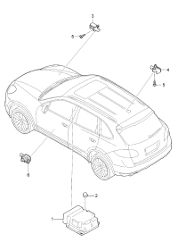 95861820100-Air bag cont unit
