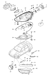 95863118130-Additional headlight