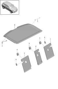 95B867769LOF5-Hood cover
