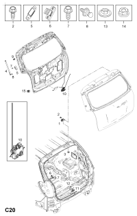 96661324-BOLT - LWR ARM