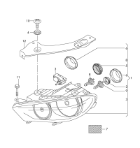 1K8941005K-Halogen dual lamp
