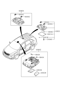 926202P000H9-LAMP ASSY-LUGGAGE COMPARTMENT