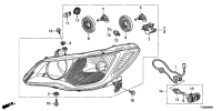 33100TX3H01-HEADLIGHT ASSY., R