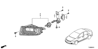33900TX3H01-LAMP ASSY-FRONT FOG,RH