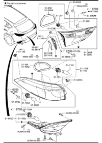 GV9S51064-SOCKET(L),TRUNK LID LAMP