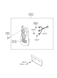 9240117610-LAMP COMBI REAR LH