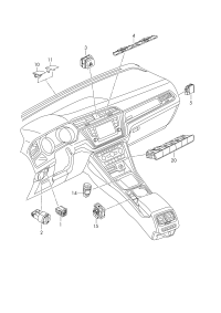 5TD959839-Switch assy-auto start
