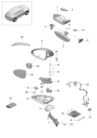 95B857540-Mirror base