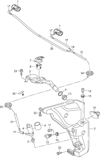 6X0971824A-Bracket-cable